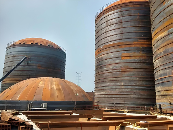 贞丰焦粉钢板仓